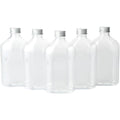Clear Plastic Juice Bottles Reusable Beverage Bottles - 250ml, Pack of 20