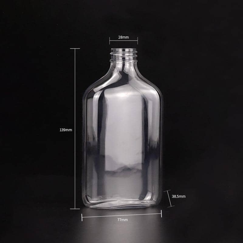 Clear Plastic Juice Bottles Reusable Beverage Bottles - 250ml, Pack of 20 - view 4