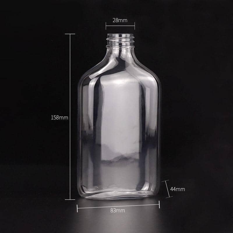 Clear Plastic Juice Bottles Reusable Beverage Bottles - 250ml, Pack of 20 - view 5