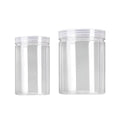 Clear Plastic Storage Jars with Screw Lids, Pack of 50 - 6.5 x 10 cm - view 3
