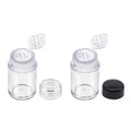 Clear Powder Jars with Sifter and Flip Lid, Pack of 10 - Clear Lid - view 3