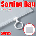 Clear Pull Tab Organiser Bags, 16 x 14 cm, Pack of 50