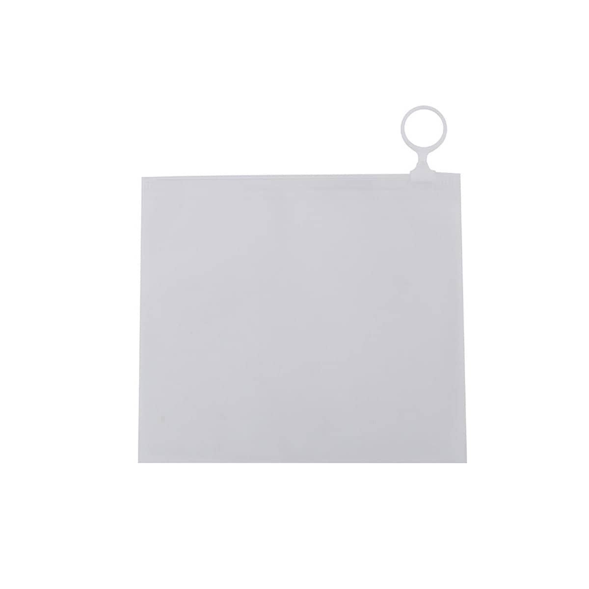 Clear Pull Tab Organiser Bags, 16 x 14 cm, Pack of 50 - view 2