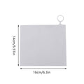 Clear Pull Tab Organiser Bags, 16 x 14 cm, Pack of 50 - view 3