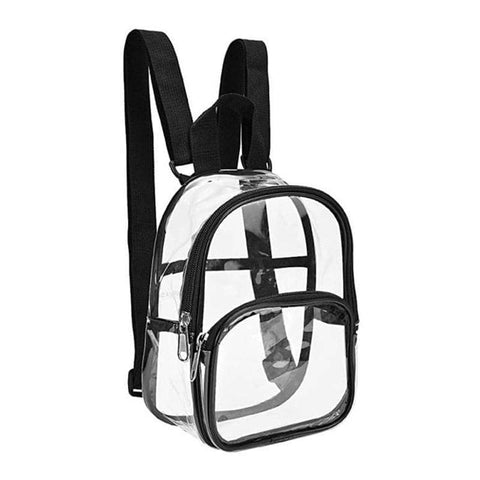 Clear PVC Backpack for Concerts, Stadiums and School - view 2