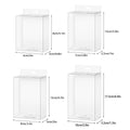 Clear PVC Gift Boxes with Hook, Pack of 50 - 10 x 3.2 x 17.5 cm - view 4