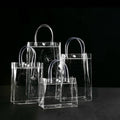 Clear PVC Gift Tote Bags, Pack of 100 - 10 x 25 x 10 cm - view 4