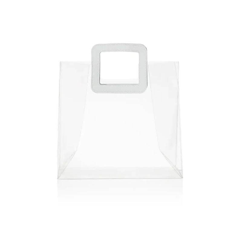 Clear PVC Handbags - Small (18 x 20 cm), Pack of 10