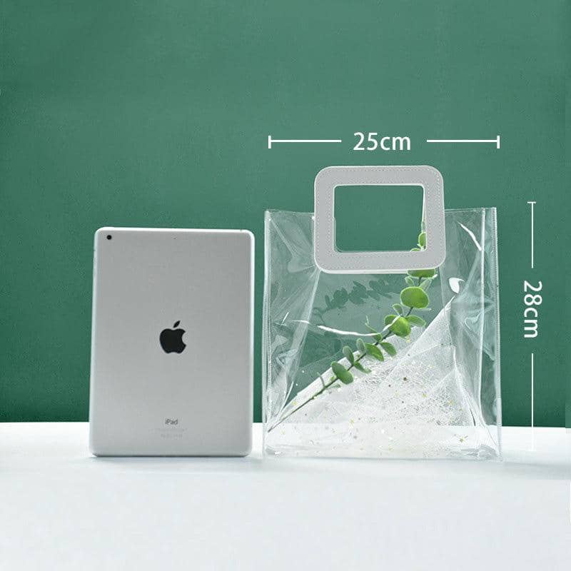 Clear PVC Handbags - Small (18 x 20 cm), Pack of 10 - view 4