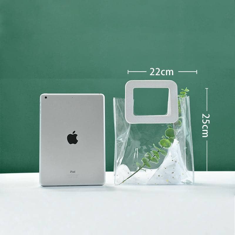 Clear PVC Handbags - Small (18 x 20 cm), Pack of 10 - view 5