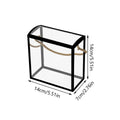 Clear PVC Handheld Gift Bags, Set of 20 for Birthdays and Christmas - Black - view 4