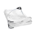 Clear PVC Tarpaulin with Grommets, 300 x 200cm - Heavy Duty Waterproof Tarp - view 2
