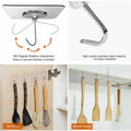 Clear Seamless Adhesive Wall Hooks, 6 x 6 cm - Pack of 24 - view 3