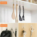 Clear Seamless Adhesive Wall Hooks, 6 x 6 cm - Pack of 24 - view 4