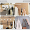 Clear Seamless Adhesive Wall Hooks, 6 x 6 cm - Pack of 24 - view 5
