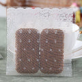 Clear Self-Adhesive Cookie Bags with Lace Print - 10 x 10 cm Plus 3 cm - view 3