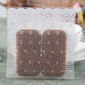 Clear Self-Adhesive Cookie Bags with Lace Print - 5.5 x 5.5 cm Plus 3 cm - view 3