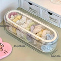 Clear Storage Box with Lid and Multi Compartment Organiser - view 3