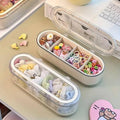 Clear Storage Box with Lid and Multi Compartment Organiser - view 4