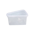 Clear Triangular Cake Packaging Box - Small (12 x 7 cm), Pack of 50