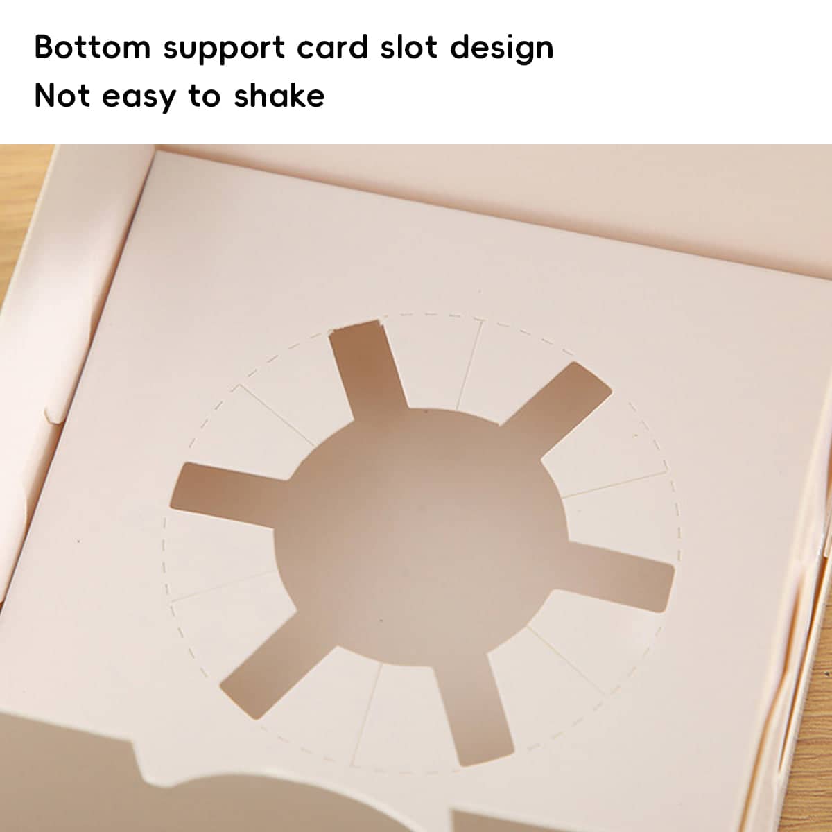 Clear Window Dessert Cake Boxes, Pack of 50 - Kraft Brown - view 5