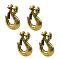 Clevis Slip Hooks with Safety Latch for Towing and Lifting, Pack of 4 - view 2