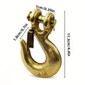 Clevis Slip Hooks with Safety Latch for Towing and Lifting, Pack of 4 - view 3