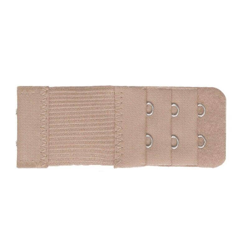 Clip-On Bra Extender with 2 Hooks - Beige