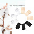 Clip-On Bra Extender with 4 Hooks, Soft Cotton and Velvet - White - view 4