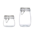 Clip on Glass Storage Jars with Wire Clasp and Silicone Seal, 6 Pack - 500 ml - view 3