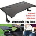 Clip-On Plastic Dining Tray with Cup Holders and Non-Slip Surface
