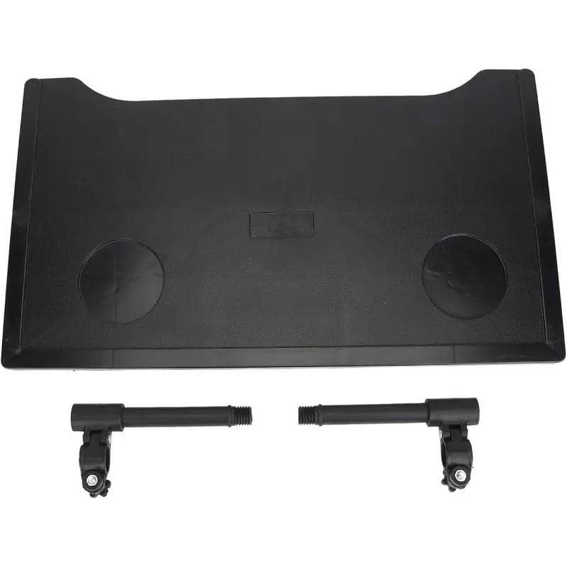 Clip-On Plastic Dining Tray with Cup Holders and Non-Slip Surface - view 2
