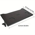 Clip-On Plastic Dining Tray with Cup Holders and Non-Slip Surface - view 3