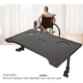 Clip-On Plastic Dining Tray with Cup Holders and Non-Slip Surface - view 4