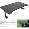 Clip-On Plastic Dining Tray with Cup Holders and Non-Slip Surface - view 5