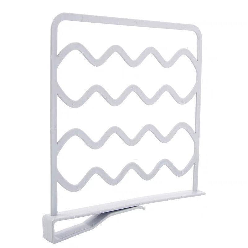 Clip-On Shelf Dividers for Wardrobes, 27.5 x 26.5 cm, Pack of 4 - view 2