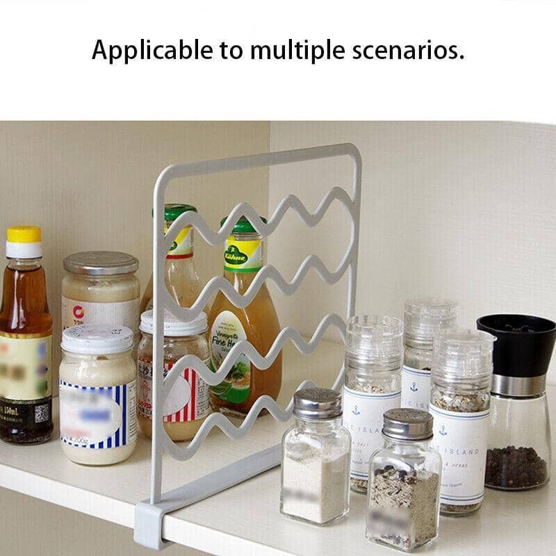 Clip-On Shelf Dividers for Wardrobes, 27.5 x 26.5 cm, Pack of 4 - view 4