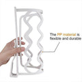 Clip-On Shelf Dividers for Wardrobes, 27.5 x 26.5 cm, Pack of 4 - view 5