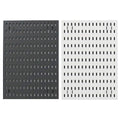 Clip-On Vertical Hole Board Desktop Organiser - Black - view 3
