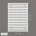 Clip-On Vertical Hole Board Desktop Organiser - Black - view 4