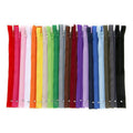 Closed End Nylon Zippers, 20 cm, Pack of 20 - Black - view 3