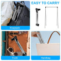 Clothes Drying Rack Retractable Wall-Mounted Stainless Steel - view 5