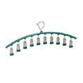 Clothes Drying Racks with 10 Clips Each, Pack of 3 - Green