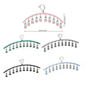 Clothes Drying Racks with 10 Clips Each, Pack of 3 - Pink - view 4