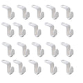 Clothes Hanger Connector Hooks PP Wardrobe Organisers - Pack of 20