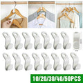 Clothes Hanger Connector Hooks PP Wardrobe Organisers - Pack of 20 - view 2