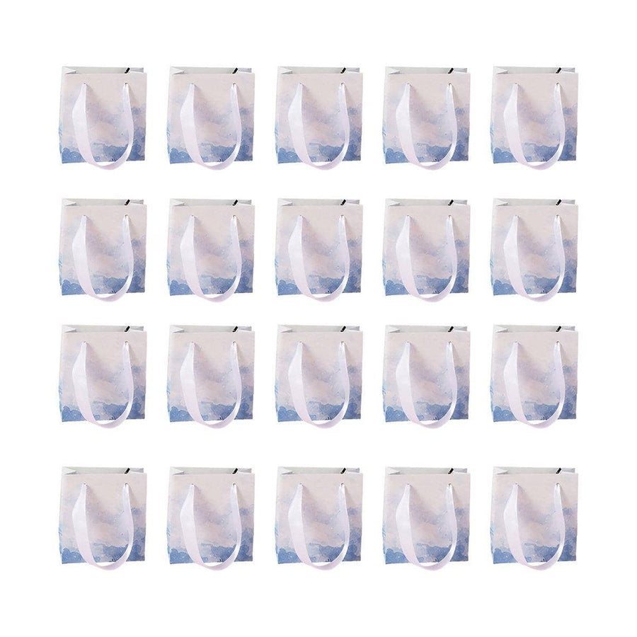 Cloud Pattern Jewellery Gift Bags, Pack of 20 - 11 x 12 x 6 cm