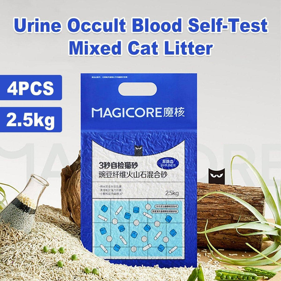 Clumping Mixed Cat Litter with Odour Control, 2.5 kg Bags, Pack of 4