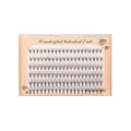 Cluster Eyelash Extensions Faux Mink C Curl - 10D Mix, 8, 10 and 12 mm