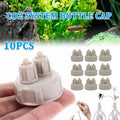 CO2 Generator Bottle Cap for Aquarium DIY Air Diffuser, Pack of 10